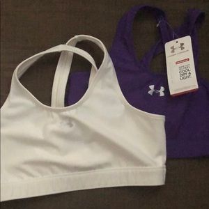 2 Medium under armor sports bras